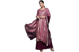 Parvdi Kurta-Set für Damen mit Dupatta, indischer Stil, Kurti Palazzo Hose, Set für Damen, Partykleidung