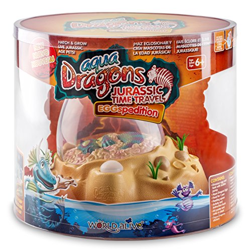 Aqua Dragons- Viaje EGGspedition al Periodo Jurásico Juguete Educativo, (World Alive 4006)