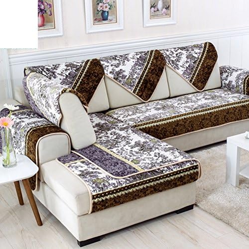 Sofa Slipcovers,Sofa Covers,Protector Furniture flannel sofa cushions/Fabric seat cushion / slip sofa towel/Living room garden short plush sofa towel-B 90x90cm(35x35inch)