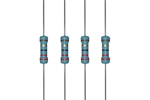 iLAN 100pcs 22 ohm Resistor 1/4w (0.25 Watt) ±1% Tolerance Metal Film Fixed Resistor (22 ohm)