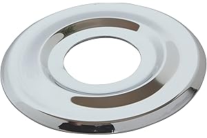 SOMATHERM FOR YOU - 2 flache Rosetten mit verchromter Sicke 15/21 - Außendurchmesser 55mm
