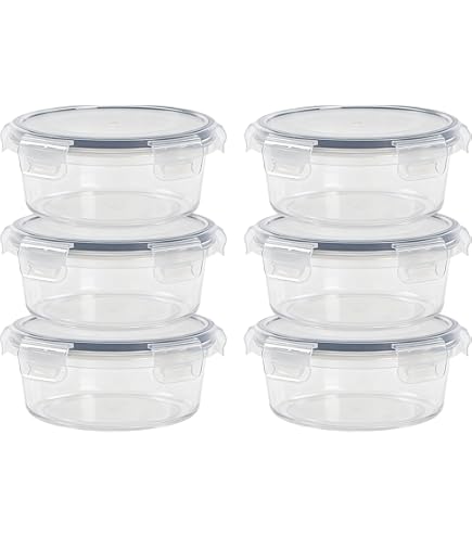 20 PACK] 16 Oz Twist Top Storage Deli Containers - Airtight Reusable Plastic Food Storage - View #7
