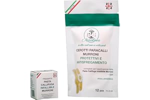MARVILINEA PRODOTTI MURRONI IGLESIAS M. DAL 1908 Marvilinea Kit Trattamento Completo Murroni, Pasta Callifuga 5g e Cerotti Paracalli Antisfregamento, Trattamento Professionale per Calli e Duroni