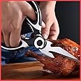 Wolpin Multipurpose Versatile Scissors for Kitchen Stainless Steel Heavy Duty General Use Art & Craft Home Office