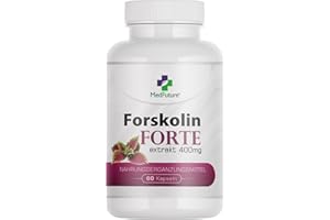 MEDFUTURE Forskolin Forte Extrakt 400 mg 60 Kapseln Indische Brennnessel Gesunder schneller Gewichtsverlust