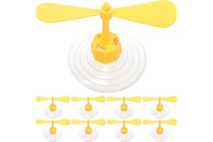 SOIMISS 10pièces Décorations De Casque De Forme De Libellule Avec Ventouse De Jaunes Décor Créatif Et Amusant Pour Casques De Femmes