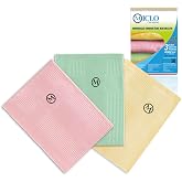 MICLO CLEANING | Mikrofiber Temizlik Bezi 3'l&uuml; Set | Sihirli Bez | Cam, Ayna Bezi | Soft Seri