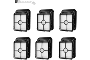 Achort 6 Pezzi Replace Bissell 1866 CrossWave Compatible Vacuum HEPA Filter Replaces Part 1785 2306 2551 2554 Robot aspirapolvere Parti di Ricambio Filtri