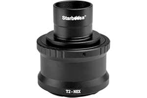 Starboosa T2-Ring & M42 to 1.25" Telescope T Adapter - for Sony NEX-3 NEX-5 NEX-6 NEX-7 5R VG40 A7R II A6300 A6000 Etc
