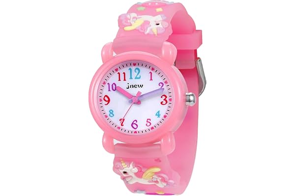 Bigmeda Montre Enfant, Montre à Quartz Analogique de Dessin Animé 3D, Montre-Bracelet pour Garçons et Filles, Montre pour Enfant étanche 30M