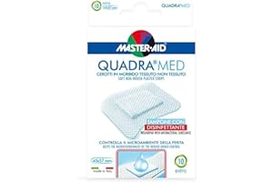 Master Aid Quadra Med Strip Extra - Paacco da 10 45X57 mm