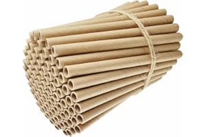 EIDOCT 100 tubi di cartone per nidificazione delle api, per hotel, ottime ricariche di carta o inserti/fodere per creare la tua casa delle api