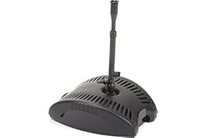 Pontec 57119 PonDuett 5000 - kompakter Unterwasserfilter mit integrierter Wasserspielpumpe / Teichfilter / Brunnenpumpe, Schwarz