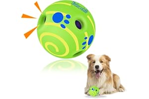 TAUCHGOE Chien Jouet 5.51" Chien Kick-Ball à l'intérieur et à l'extérieur Chien Jouet interactif
