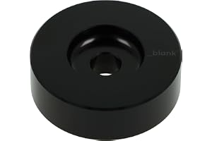 _blank #045bk | 45 RPM single-adapter | Puck för 7 ' skivor | aluminium