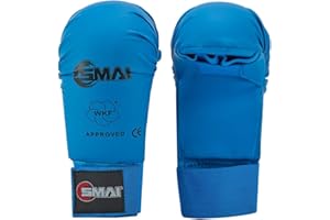 SMAI Wkf Approved, Guanti Senza Pollice Unisex Adulto