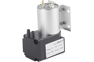 ZUNATE Membranowa pompa próżniowa VN-C1, -80 kPa, 10 W, DC12/24 V, 15 l/min, hałas <65 dB, materiał ABS i PE