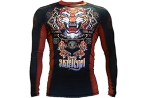 Hardcore Training Rash Guard Men’s Compression Shirt Long Sleeve No Gi MMA Grappling BJJ Base Layer Tight