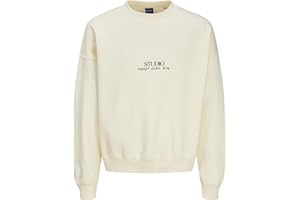 JACK & JONES Bluza sportowa Mężczyźni Jorbrooklyn Graphic Sweat Crew Neck Ln