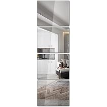 Specchio Verticale Vasemouh 150x41cm Con Cornice Nera - Da Parete O Da Terra