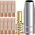 EATBALE MB14 14AK Contact Tip, 10Pcs M6 MIG Tips Welding Torch Contact Tip 0.8mm / 0.030" Tips Holder Difuser Welding Gun Accessories for MB14 14AK MIG/MAG Welding Torch