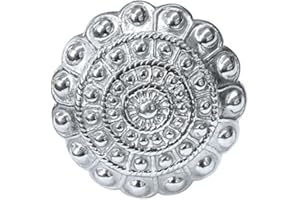 Arthifor Pomo puerta de entrada Botón charro cromado,símbolo de Salamanca