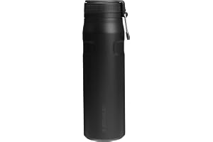 Stanley 1913 IceFlow Bottle Twist Flip 0.7L - Black | 17 Timmer Kall - 4 Dagar Iskall - Tål Maskindisk - Rostfritt Stål - BPA