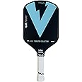 VAJR Premium Pickleball Paddle | Tungsten Collection | TG 02-V2 | 16mm Thickness | 18k Carbon Fiber Spin tech | USA Pickleball Approved Paddle | with Edge Protection | Green,Blue,Gold | (Blue)