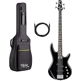 Midex MBG-400BK &Uuml;st Segment Profesyonel Bas Gitar 4 Telli (Softcase Gigbag ve kablo Dahil)