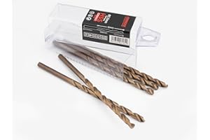 Ferrcan Punte per metallo HSS DIN340 M35 cobalto taglia lunga (confezione da 5 pezzi per misura) (5,5 mm)