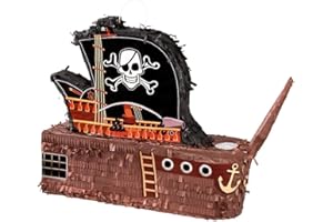 Boland Pinata 30967 - Nave pirata, dimensioni 59 x 44 x 15 cm, pirata, barca, compleanno, decorazione, gioco per feste, regalo