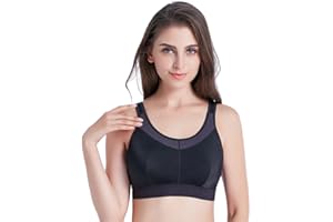 BIMEI Sport BH Mastektomie BH Tasche BH für Silikon Brustformen Bequeme Unterwäsche Bügelfrei BH Leicht gepolstert geformte Cups 8868