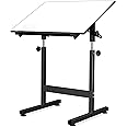 Isomars Drawing Drafting Board Table - Scholar Adjustable Height & Angle with White Laminated Plain Board 25.5"x35"