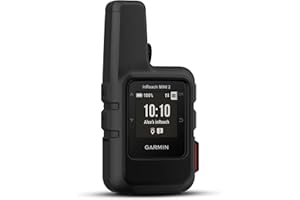 Garmin InReach Mini 2 (Black), Comunicatore Satellitare, Copertura Iridium, Invia e ricevi messaggi, Lancia SOS, LiveTrack, TracBack, Autonomia fino a 14 giorni