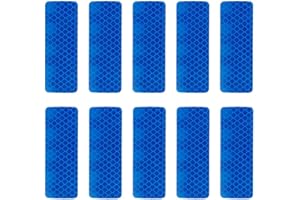 ETOPARS 10 X Adesivi Riflettenti Striscia di Avvertenza per la Sicurezza Bicicletta Adesivo Catarifrangente Luminosi Nastro visibilità Impermeabili