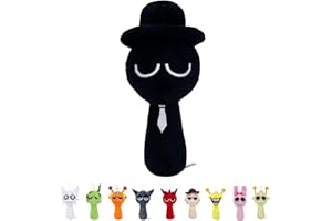 HYDTQCL Sprunki Plush, 25 cm Sprunki Plushies Kuscheltier, Sprunki Plush für Jungen Mädchen Kinder Fans Geburtstag Geschenk (G)