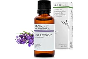 Lavanda Vera BIO (Lavandula officinalis) - 30 mL - Olio Essenziale Chemiotipizzato e Certificato AB - Distensione & Rilassamento - Aroma Labs - Made in France