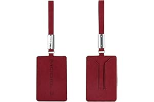 Kwak's Tesla Model 3 etui na klucze samochodowe, torba na karty, portfel na klucze do modelu 3, lekka osłona na karty z breloczkiem (czerwony)