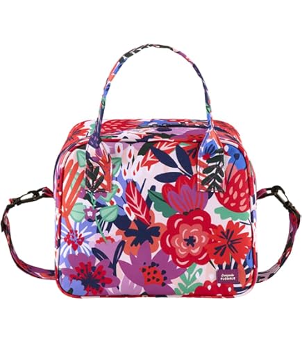 Sac à Lunch Isotherme GIVRAIS Avec Bandoulière - Motif Chat Bonheur, Polyester, Dimensions 29 X 15 X 25 Cm