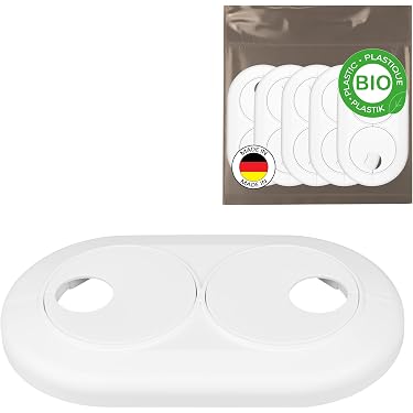 Einzelrosette Für Heizungsrohre Einzel Heizungsrohr 20 Mm Weiß Rosette