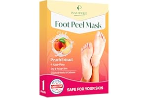 ‎PLANTIFIQUE PLANTIFIQUE Maska do stóp – skarpety do stóp – maska do stóp brzoskwinia 1 para skarpetek do usuwania zrogowaciałego naskórka ekstremalne usuwanie zrogowaciałego naskórka