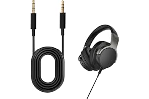 Husalsea Cavo Cuffie Compatibile Con Le Cuffie Logitech Astro A10/A20/A30/A40 Cuffie Da 3,5 Mm A 3,5 Mm Non Si Aggroviglia Resistente All'Usura Cavo Audio 2 m