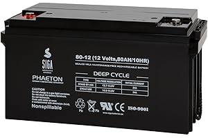 SIGA IMPULSIVE DYNAMIK Akku 12V 80AH AGM Gel Batterie Solarbatterie Boot Wohnmobil Versorgungsbatterie zyklenfest 90AH
