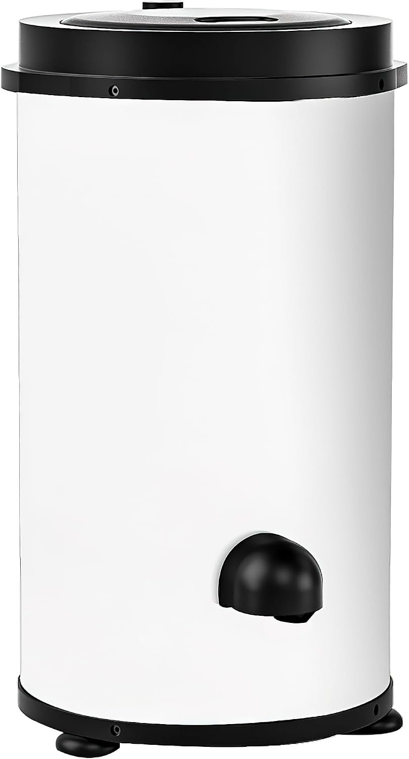 Cookology Spin Dryer 4kg Capacity in White - Energy Saving & Efficiency Saving Spinner - 2800RPM - Compact & Portable Design - Deep Cleaning for Clothes - Remove Water Content