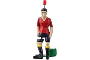 TIPP-KICK Star-Kicker España I Jugadores Originales para jóvenes y Mayores I Diviértase Jugando con Esta Figura de fútbol en Todos Nuestros futbolines I Accesorios I Camiseta roja