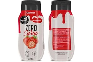 Quamtrax | Zero Calories Sirop (330ml) | Sirops zéro calories | Sirop zéro calories - Fraise
