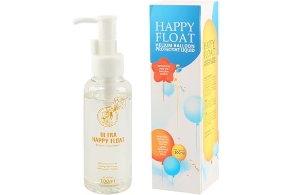 Hi Float, Kit de Traitement pour Ballons en Latex, Liquide de Protection à l'Hélium, Respectueux de l'Environnement, avec Pompe