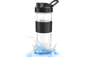 ROVLAK Butelka do smoothie 570 ml, przenośna, sportowa, szczelna, z tritanu, do smoothie, nie zawiera BPA, dla dorosłych i dzieci