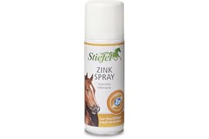 Stiefel Spray de Zinc pour Chevaux - Spray de Protection de la Peau de qualité supérieure avec oxyde de Zinc pour Couvrir Les plaies - Couche protectrice Respirante - Favorise la régénération de la