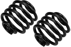 YHMTIVTU Motorrad 2 Zoll Solo Sitzfedern Fit für Harley Sportster Softail XL 883 1200 Dyna Fatboy Bobber Schwarz 1 Paar